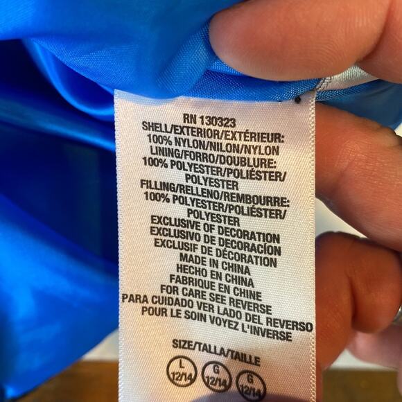 Coogi Multi Colored Puffer Vest with Belt Size Large 12/14 - Picture 11 of 11